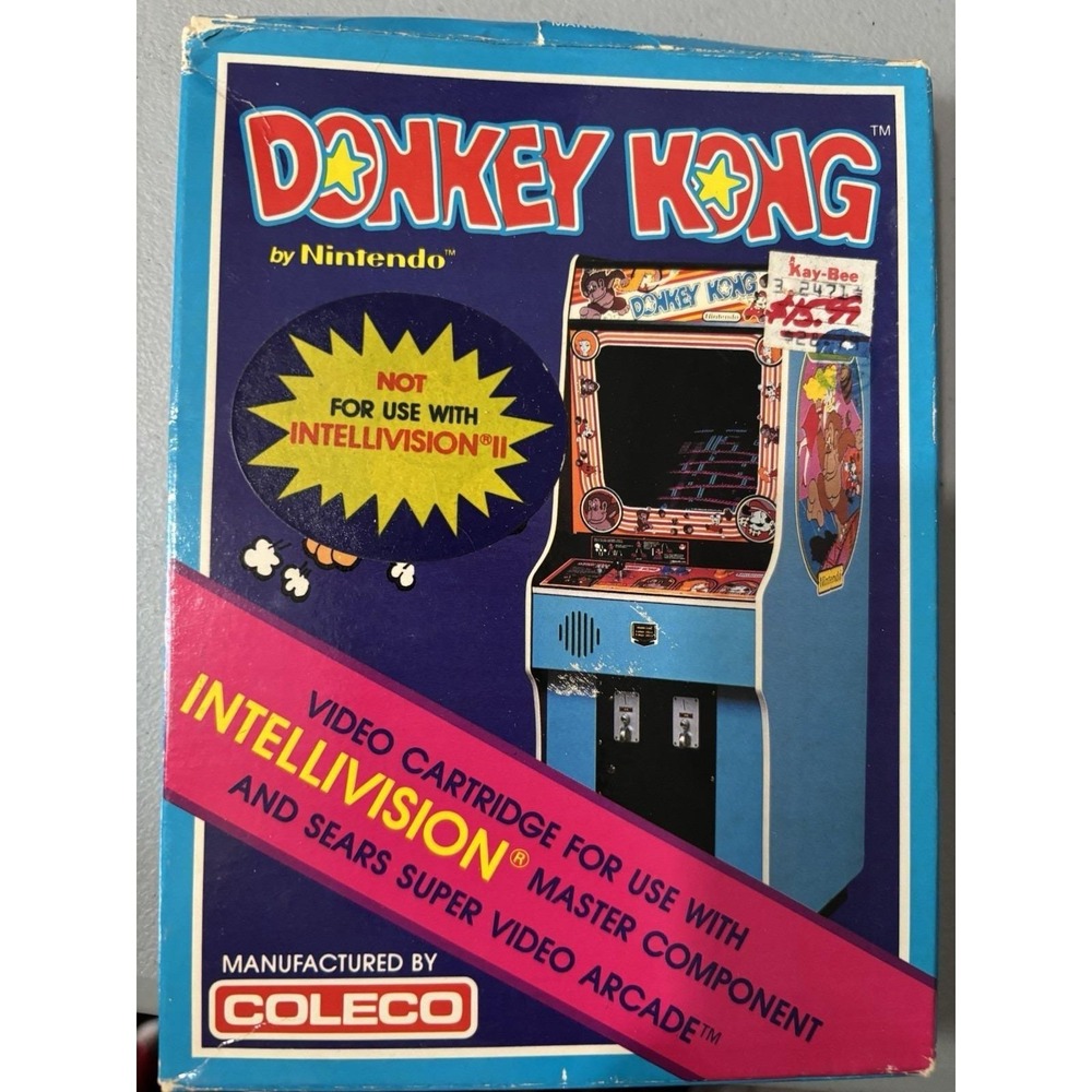 Donkey Kong (Intellivision, 1982, CIB) Complete with Manual.